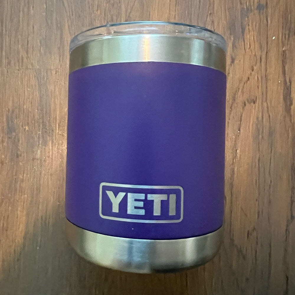 Brand New Discontinued Peak Purple YETI 10oz Lowball